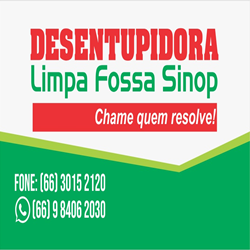 DESENTUPIDORA E LIMPA FOSSA SINOP